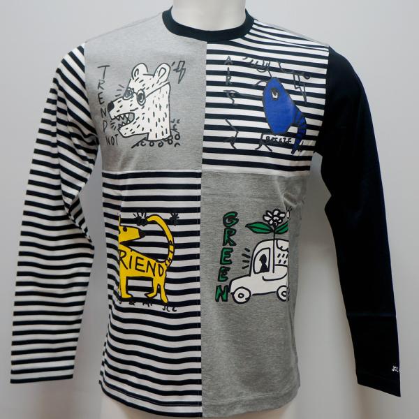 カステルバジャック・25 春夏 SS・新作・長袖Tシャツ(M)(L)(LL)7215171174-94|aldo洋品店