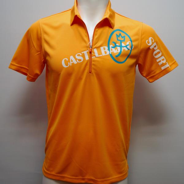 カステルバジャック スポーツ・24 春夏 SS・ハーフZIP 半袖ポロシャツ(M)(L)(LL)7234274107-25