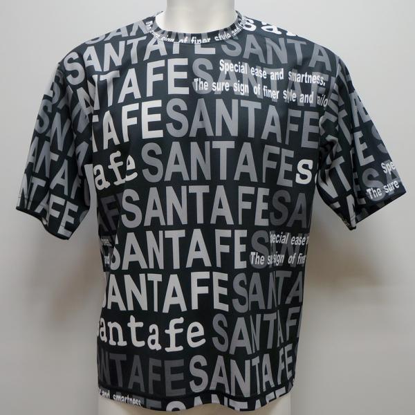 サンタフェ・25 春夏 SS 新作・転写プリント 総柄オーバーサイズ 半袖Tシャツ(L)(LL)(3L)(4L)25-83811-019|aldo洋品店