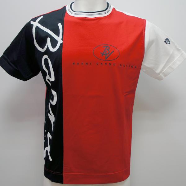 バーニヴァーノ・ロゴプリント 半袖 Tシャツ(M)(L) 25 春夏 SS 新作 BSS-OTH5226-45 BARNI VARNO (L)(M)