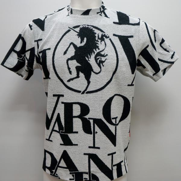 バーニヴァーノ・ユニコーン＆ロゴパイル Tシャツ(LL) 25 春夏 SS 新作 BSS-OTH5247-01-LL BARNI VARNO (LL)