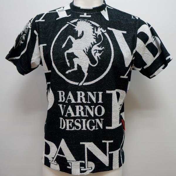 バーニヴァーノ・ユニコーン&ロゴパイル Tシャツ(M)(L) 25 春夏 SS 新作 BSS-OTH5247-09 BARNI VARNO (L)(M)