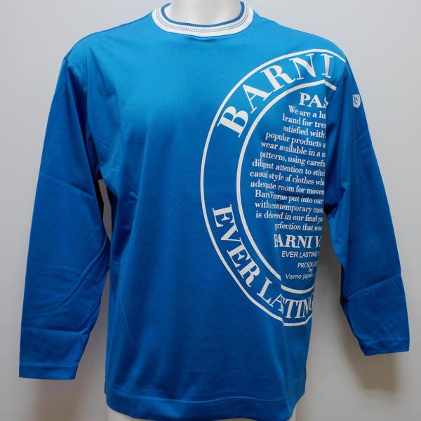 バーニヴァーノ 特大エンブレムプリント 長袖Tシャツ(L) 25 春夏 SS 新作 BSS-OTN5216-63 BARNI VARNO(L)
