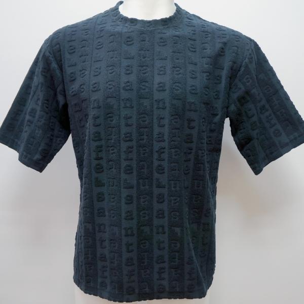 サンタフェ・25 春夏 SS 新作・ロゴパイル オーバーサイズ 半袖Tシャツ(L)(LL)(3L)(4L)25-83807-019
