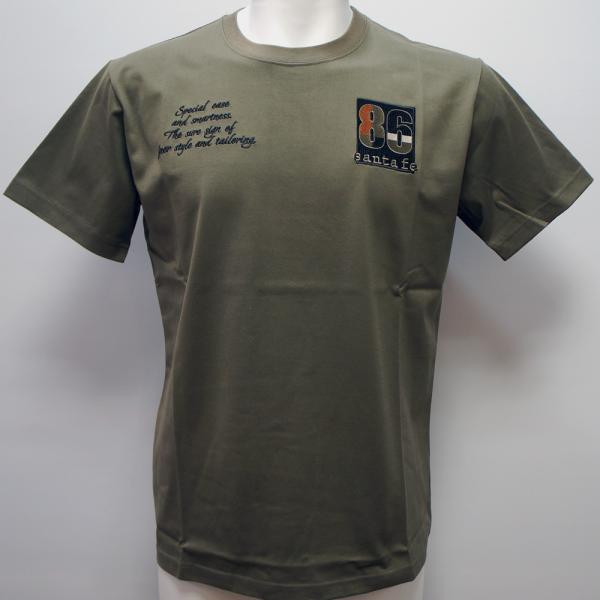 サンタフェ・25 春夏 SS 新作・40/2天竺 半袖Tシャツ(L)(LL)(3L)(4L)25-83824-058