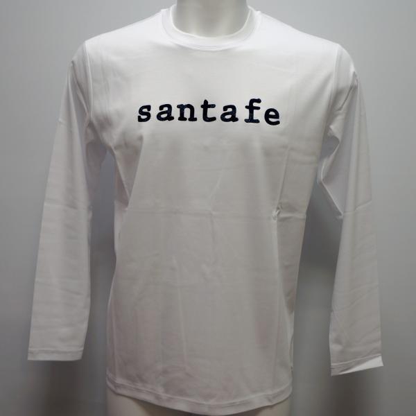 サンタフェ・25 秋冬 AW 新作・60スムース ロゴ3種類プリント 長袖Tシャツ(M)(L)(LL)(3L)(4L)25-84401-001