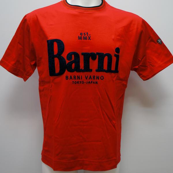 バーニヴァーノ・サガラ刺繍 半袖 Tシャツ(LL) 25 春夏 SS 新作 BSS-OTH5228-45-LL BARNI VARNO (LL)｜aldo洋品店
