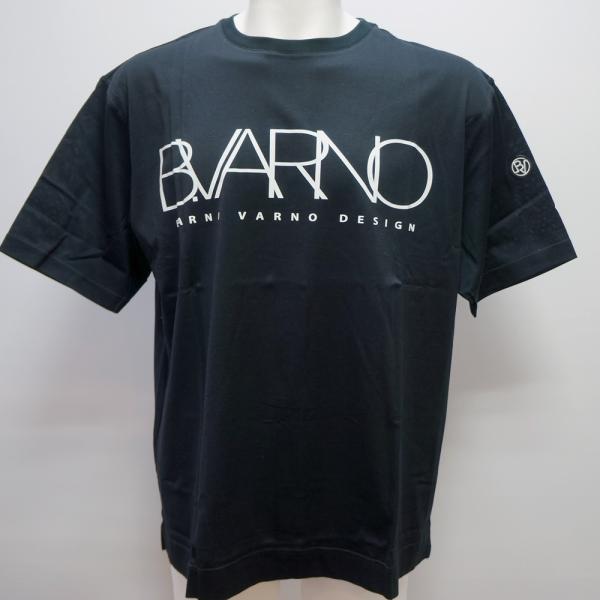 バーニヴァーノ・ロゴプリント 半袖 Tシャツ(LL) 25 春夏 SS 新作 BSS-OTH5239-09-LL BARNI VARNO (LL)