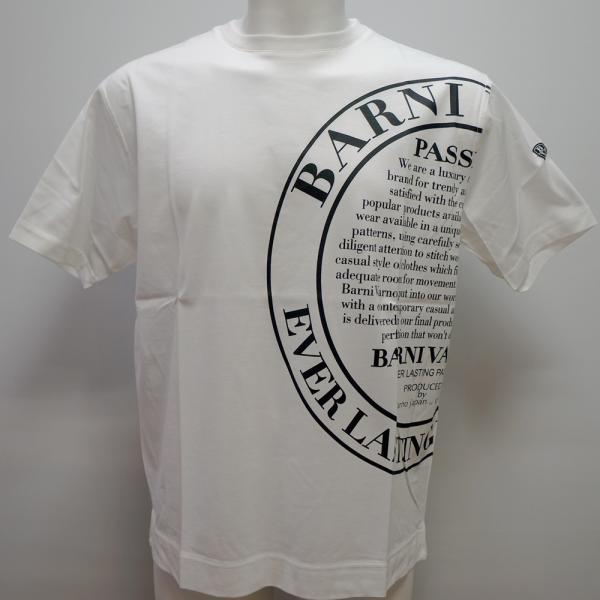 バーニヴァーノ・エンブレムプリント 半袖 Tシャツ(L) 25 春夏 SS 新作 BSS-OTH5242-01 BARNI VARNO (L)
