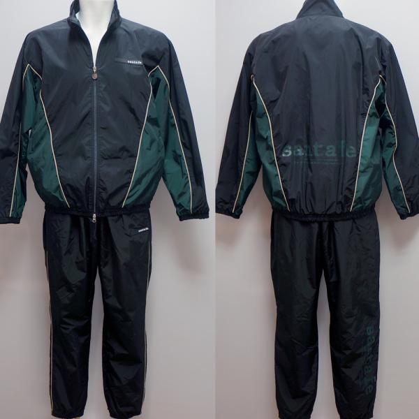 サンタフェ・25 AW 秋冬・ロゴプリント ウィンドブレーカー 上下(L)(LL)(3L)(4L)25-54401-019　25-54402-019
