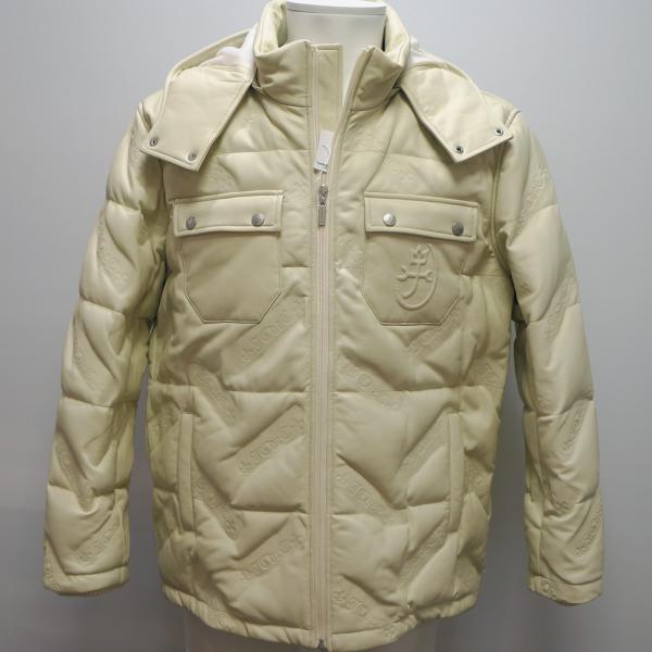 カステルバジャック・25 秋冬 AW・新作・ラム革 型押し ダウン ブルゾン(L)(LL)7215412117-09｜aldo洋品店