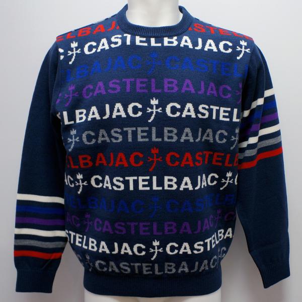 楽天市場】カステルバジャック/CASTELBAJAC 秋冬物 胸ロゴZIPセーター