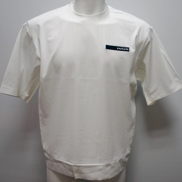 サンタフェ・25 春夏 SS 新作・ポンチ&times;タフタ オーバーサイズ 半袖Tシャツ(LL)(3L)25-83406-001｜aldo洋品店