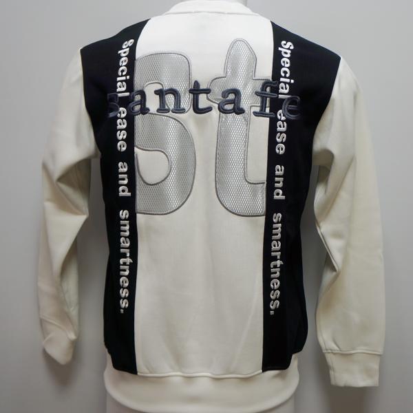サンタフェ・26 SS 春夏・うしろ側ロゴタイプ刺しゅう 丸首 調教師(L)(LL)(3L)(4L)26-85411-001