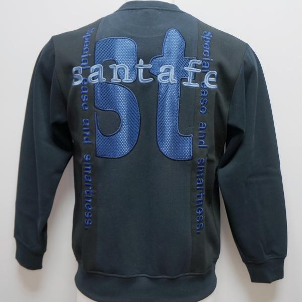 サンタフェ・26 SS 春夏・うしろ側ロゴタイプ刺しゅう 丸首 調教師(L)(LL)(3L)(4L)26-85411-098
