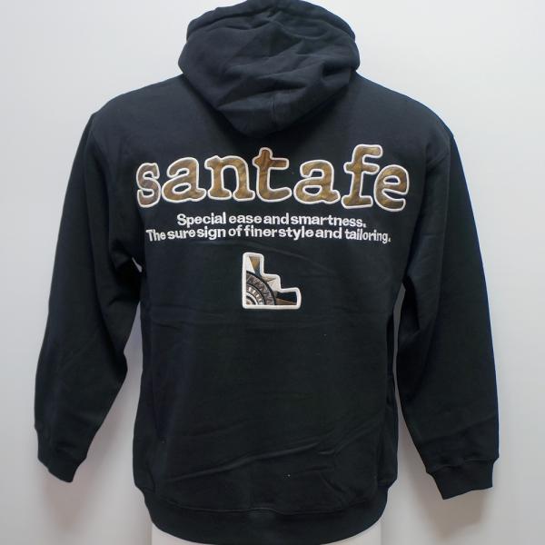 サンタフェ・26 SS 春夏・ハーフZIP アニマルアップリケ パーカー トレーナー(L)(LL)(3L)(4L)26-85424-019｜aldo洋品店