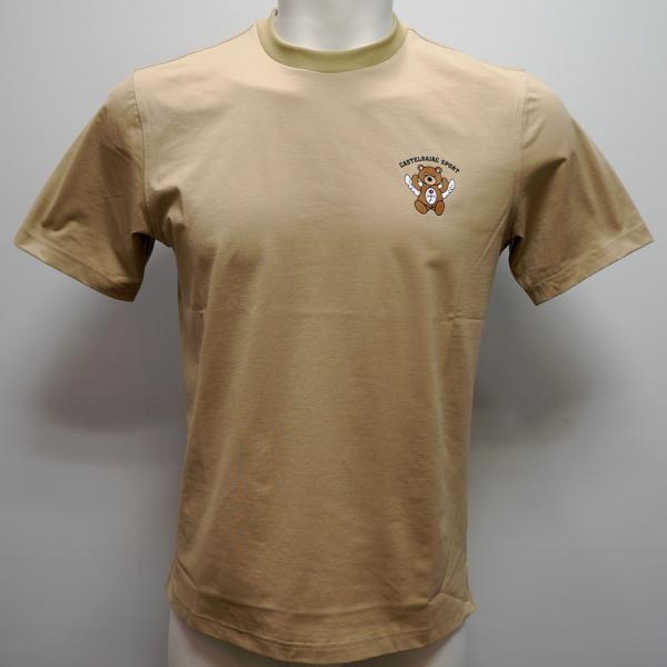 カステルバジャック スポーツ・25 春夏 SS 新作・プライムフレックス くま 半袖Tシャツ(M)(L)(LL)7235272301-12