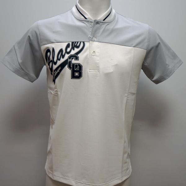 カステルバジャック 運動競技・25 春夏 SS・スタジャン風肋筋衿 半袖スポーツシャツ(M)(L)(LL)7235274152-01