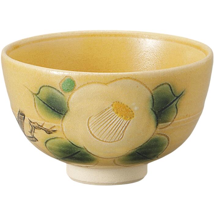 楽天市場】【取寄品】 小抹茶盌 黄瀬戸筒型 木箱入り抹茶碗 抹茶