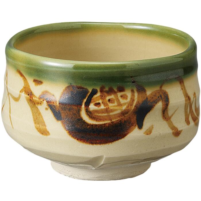 茶碗 銘 ボツボツ 荒々しい 茶道具 茶器 抹茶碗 茶会 いっぷく 茶器/茶道具 抹茶茶碗】 青井戸写し 銘「彭祖（ほうそ）」 而妙