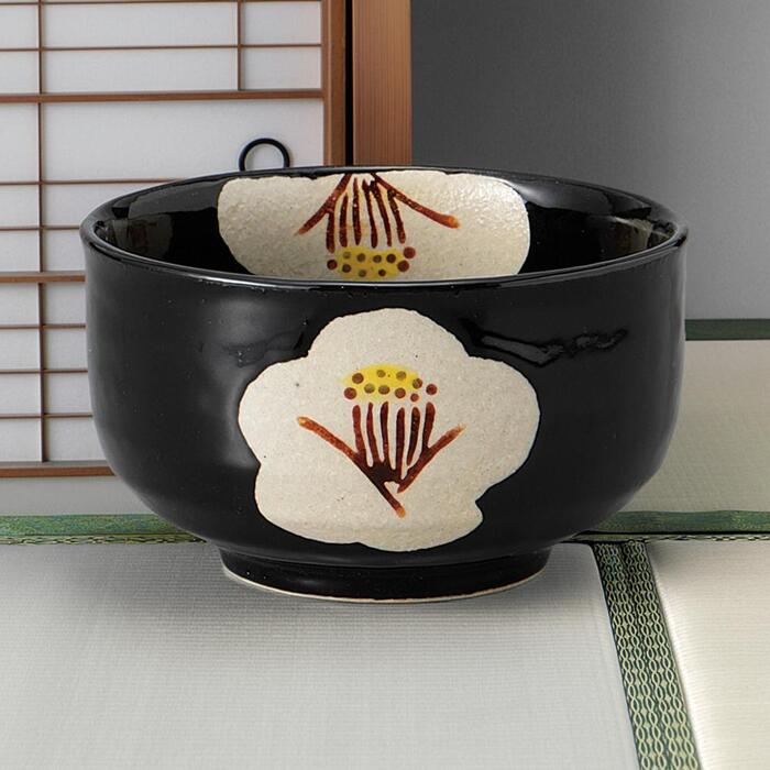 楽天市場】茶道具 抹茶碗 美濃焼 織部梅抹茶碗 美濃焼 日本製 陶器