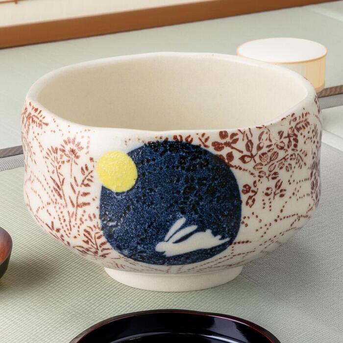 楽天市場】茶道具 抹茶碗 美濃焼 織部梅抹茶碗 美濃焼 日本製 陶器