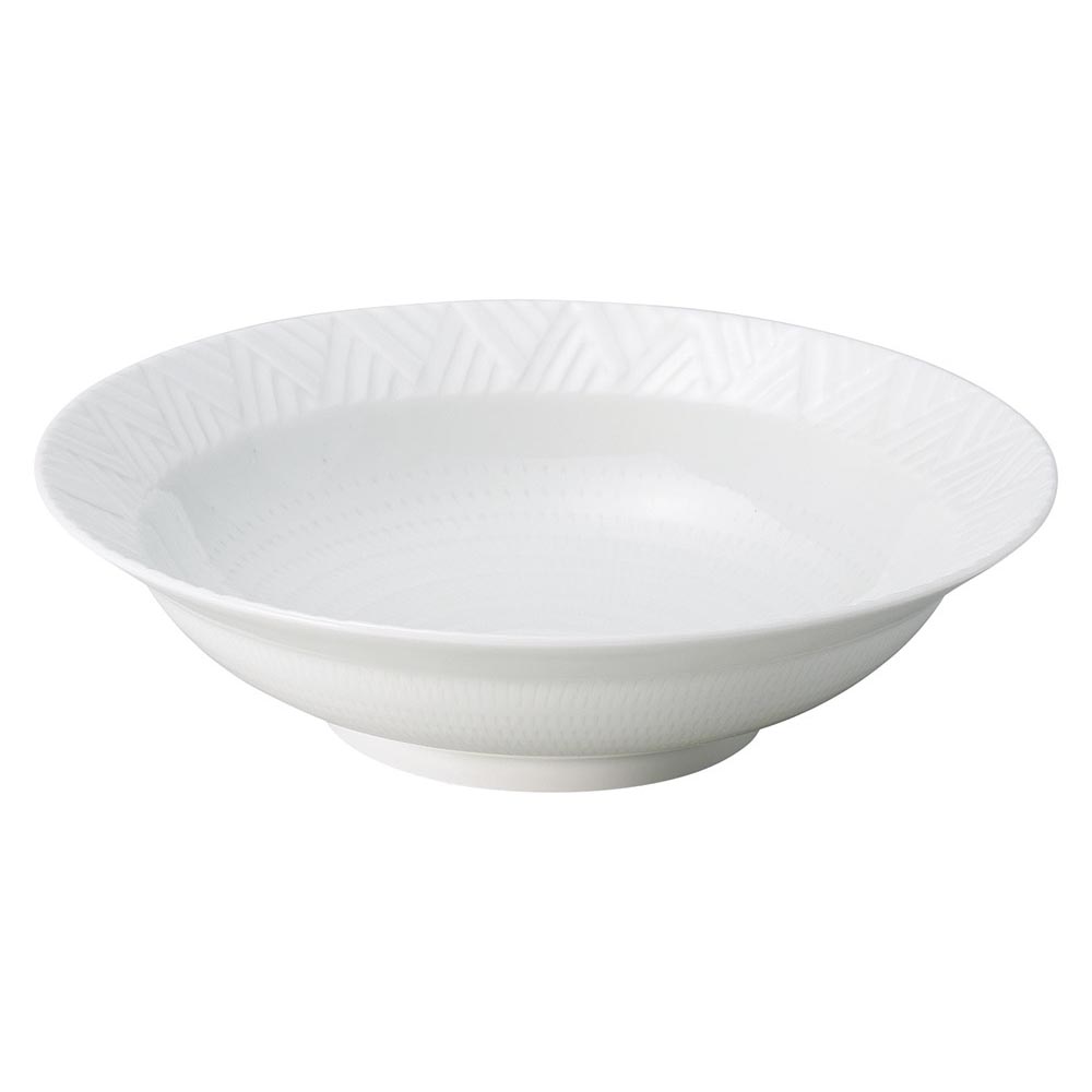 Cafe Style カフェスタイル ホワイト ウェーブ鉢 ボウル 鉢 食器 お皿 美濃焼 日本製 皿 オシャレ 陶器 食洗機対応 レンジ対応