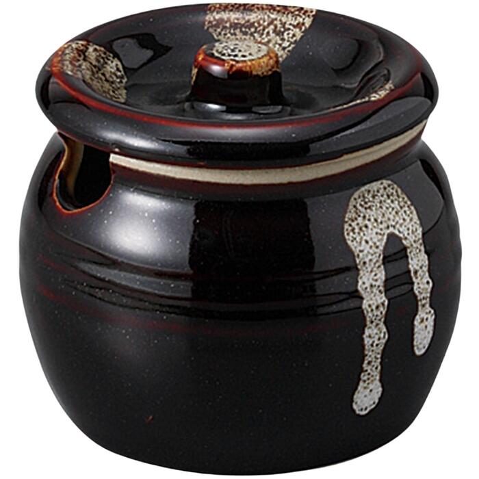 楽天市場】蓋物 食器 壺 3号 梅干し壺 漬物壺 薬味壺 味噌壺 壺漬けの