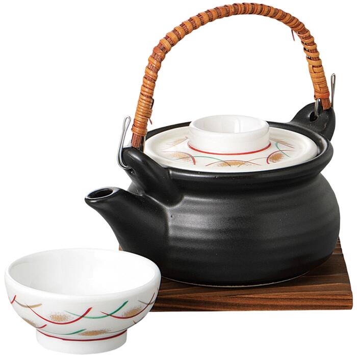 松葉平型土瓶　8セット 土瓶蒸しの器 松葉平型土瓶むし（直火可） : 器屋一信ヤフー店 - 通販