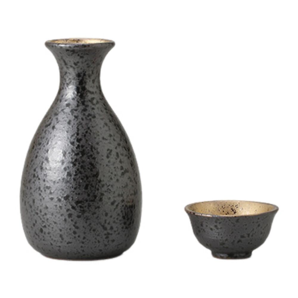 【送料込み】徳利　陶器 楽天市場】松風作 徳利ぐい呑み セット 徳利(高さ13.0cm×幅8.0cm