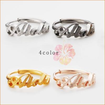 市場 ハワイアンジュエリー ピアス 女 ペア ペアピアス Milmil Aloha メンズ ステンレス カップル アロハ レディース m12 男