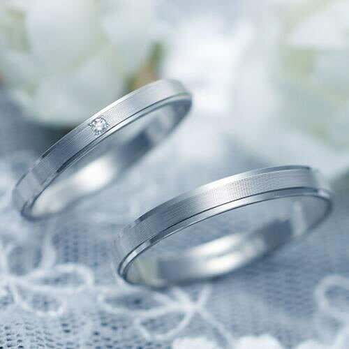 結婚指輪　マリッジリング プラチナペアリング PT900 ブライダルジュエリー プラチナリング 刻印無料 サイズ交換無料 Premium Destiny 交差する運命 P353-P353D 彼女 彼氏 婚約 結婚 プロポーズ 結婚記念 1年記念日 一年記念日 送料無料 お揃い (6w)(P80)