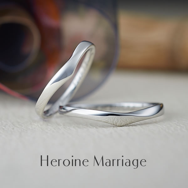 結婚指輪 プラチナ ペア ヒロインマリッジ セミオーダーメイド HM011R-KS * 1号~30号 ステンレス マリッジリング 刻印無料 偶数号 ハーフサイズ 指輪 婚約 プロポーズ 入籍記念 ペアルック 記念日 誕生日 結婚記念 送料無料 カップル お揃い プレゼント
