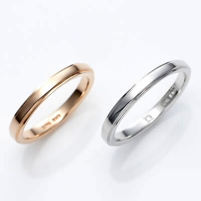 結婚指輪 マリッジリング ペアリング K10 ゴールド 誕生石 Lovers & Ring Eternal love LSR0671PK-WG 刻印無料 ペア指輪 ペアリング マリッジリング 10K ピンクゴールド ホワイトゴールド ゴールド プロポーズ 彼女 彼氏 送料無料