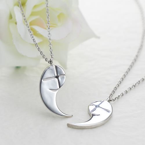 高い品質 レディース ペアネックレス シルバー Himegoto 勾玉風 Hime 66 5905 5906 誕生石 シルバー925 家族 カップル お揃い プレゼント 上品 女同士 女友達 女子会 親友 姉妹 お揃いコーデ ブランド ペアルック 双子コーデ レズビアン Lgbt 誕生日 記念日 恋人 送料