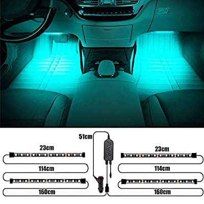 Seametal 車 Ledテープ 車雰囲気ライト Led テープライト フットランプ 音に反応 車内装飾用 Bluetooth コントロール ライト 足下照明 48枚 7色 接続モード Educaps Com Br