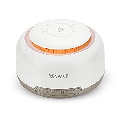 Manli ホワイトノイズ マシン 快眠グッズ Usb給電 イヤホン対応 ホワイトノイズスピーカー 音量調節可 タイマー メモリ機能付 安眠グッズ 騒音 雑音遮断 集中力向上 睡眠負債解消 睡眠誘導 Budapestismine Com