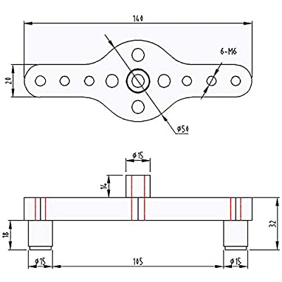 Carangels 中心出し ドリルガイド ダボ穴あけガイド 冶具 調整可能 6 8 10mm アルミ 木工ツール 手持ちタイプ レッド Butlerchimneys Com