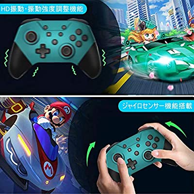 Switch Pro コントローラー Chayoo スイッチ プロコン 無線 Bluetooth接続 Nfc機能搭載 Amiibo対応 加速度センサー 4段階hd振動調整 ジャイロセンサー Turbo連射機能 高耐久ボタン ニンテンドースイッチ プロ Devils Bsp Fr