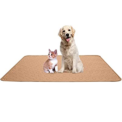 Metglad 2pcs ペット用おしっこマット ペットマット トイレシート 下敷き マット 洗える 繰り返し使用可能 超吸収 消臭 防水 速乾 エコ 抗菌 介護 漏れ防止 滑り止め 屋内 屋外用 猫 犬用86cmx91cm Butlerchimneys Com