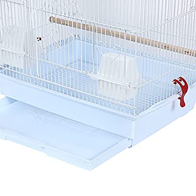 鳥かご バードケージ 大きいケージ 鳥小屋 大型 複数飼い セキセイインコ オカメインコ オウム ホワイト 白 Kerclaim Com