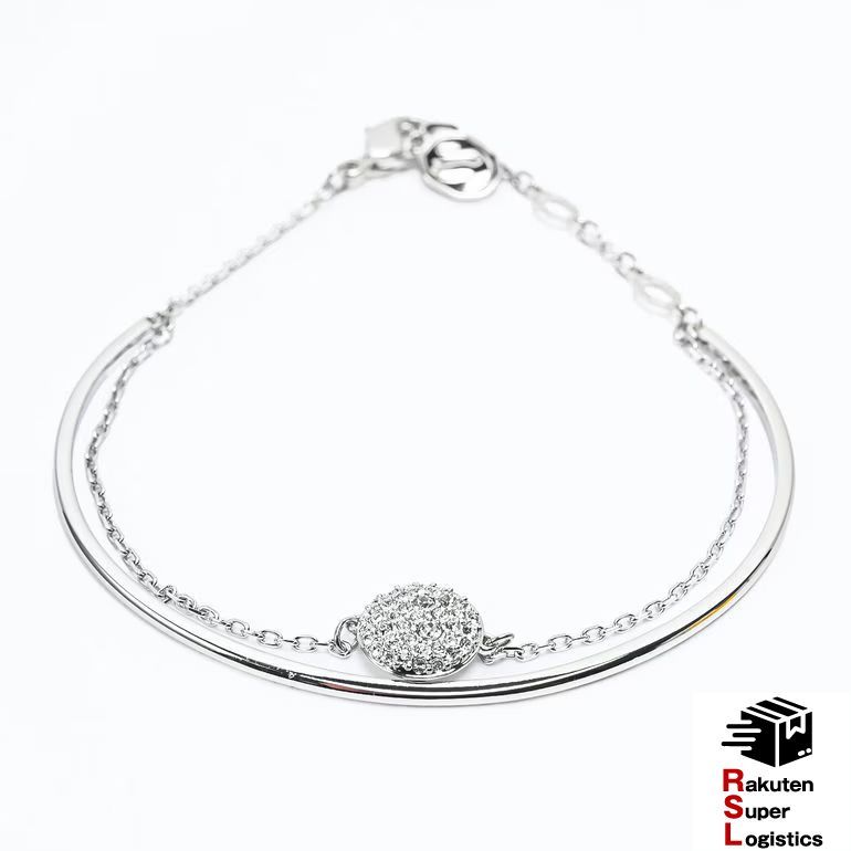 マラソン限定3つエントリーで21倍確定●最強配送 スワロフスキー ブレスレット SWAROVSKI Meteora クリア 5683447 スワロフスキーバングル ジュエリー バングル キラキラブレスレット レディースバングル 華奢ブレスレット 華奢 かわいい おしゃれ 高級 【RSL】｜Alevel Express