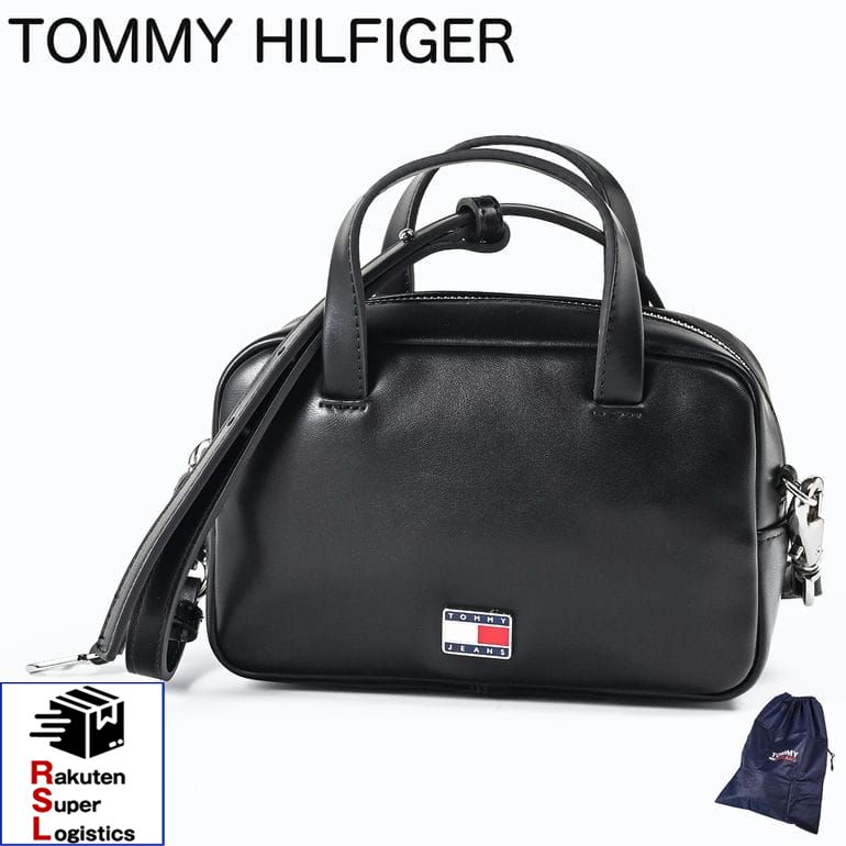 新品　  トミー ヒルフィガー　バムバッグ　ブラック トミー ヒルフィガー TOMMY HILFIGER TOMMYロゴショルダーバッグ