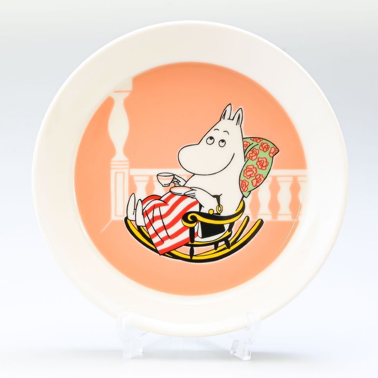 廃盤希少品ムーミン　スナフキン　ミイ　ARABIA フィンランド 皿 Moomin ムーミン ARABIA アラビア プレート ( 19cm / スナフキン