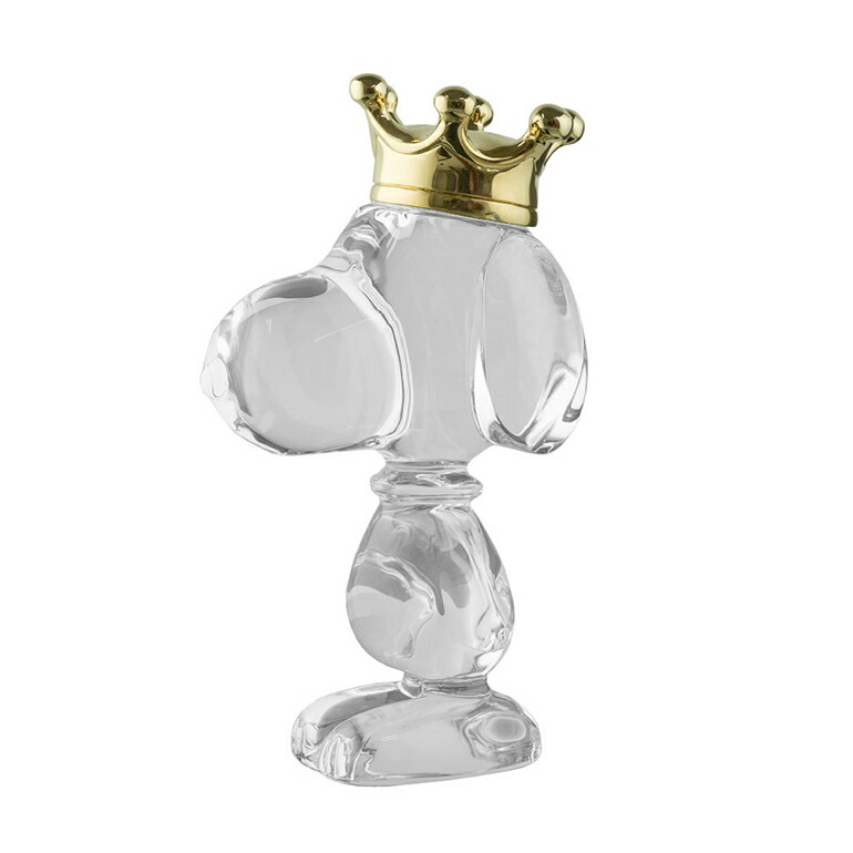 美しい 未使用 Baccarat バカラ キング スヌーピー 王冠 クリスタル 置物 フィギュア 交換無料 Superboard Com