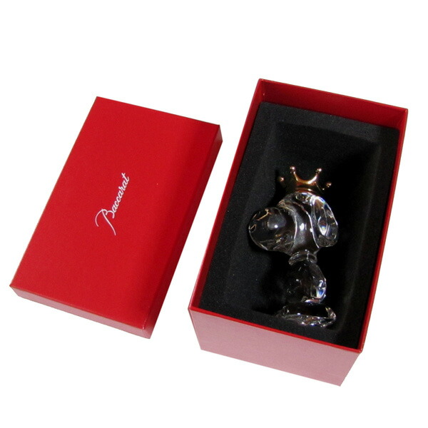 楽天市場 バカラ Baccarat フィギュア 廃盤モデル キングスヌーピー クリスタル 12 5cm Alevel エイレベル