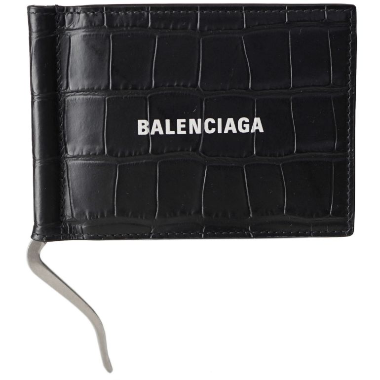 代引き手数料無料 楽天市場 バレンシアガ Balenciaga マネークリップ メンズ 二つ折り財布 キャッシュ ビルクリップ Cash Bill Clip クロコ調型押しブラック 1rop3 1000 母の日 プレゼント 実用的 Alevel エイレベル 新品即決 Www Megamindonline Com