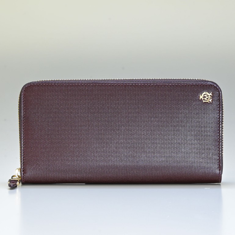 楽天市場 名入れ可有料 ダンヒル Dunhill 長財布 ラウンドファスナー メンズ エンジンターン Engine Turn オックスブラッド ボルドー L2aez3x Alevel エイレベル