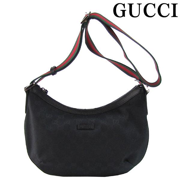 Gucci GUCCI bag shoulder bag GG canvas messenger bag black X green X red GUCCI 181092 F4F5R 1060