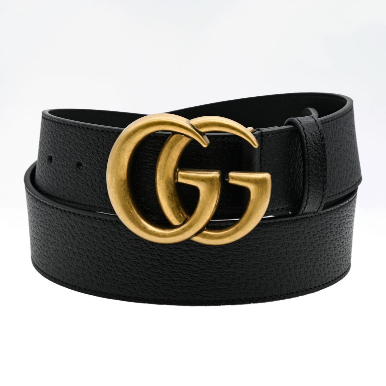 グッチ GUCCI ベルト メンズ カーフスキンレザー マーモント ダブルGバックル ブラック 406831 DJ20T 1000 |  Alevel（エイレベル）